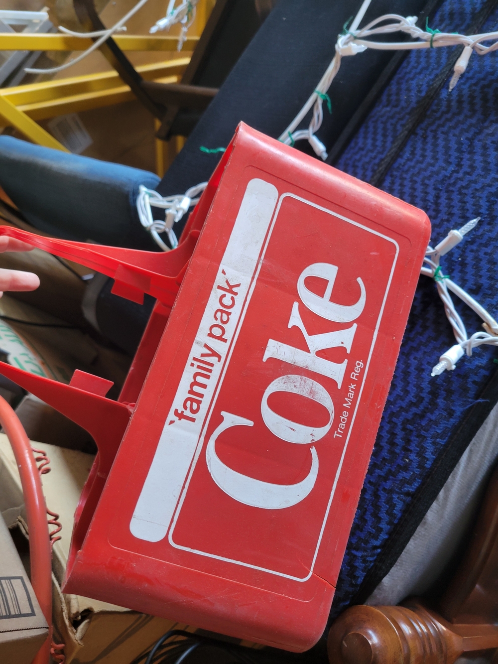 Coca Cola Red and White Family Pack Bottle Carrier